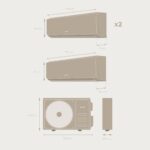 EVVO CLIMA Multisplit WiFi 3x1 9000 + 9000 + 12000 BTU - Imagen 2