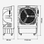 UniversalBlue Climatizador Evaporativo 150L 750W - Imagen 4