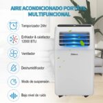SHINCO Aire Acondicionado Portátil WiFi 12.000 BTU - Imagen 2
