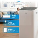 Midea Aire Acondicionado Portátil WiFi 12.000 BTU 4 en 1 - Imagen 3