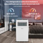 SHINCO Aire Acondicionado Portátil WiFi 12.000 BTU - Imagen 3